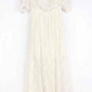 White lace dress